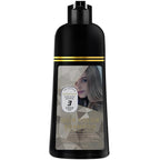 Hair Dye Shampoo, 3 in 1 Gray Hair Coverage, One-Step Wash-In Hair Dye, Shampoos for Color Treated Hair, Semi Permanent Hair Color Shampoo for Women & Men, 13.6 fl. oz, (Subdued Coffee Hue)