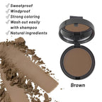 SOVONCARE Hairline Powder - Root Touch Up & Gray Hair Concealer for Men and Women, Instantly Covers Thinning Hair and Bald Spots, Natural-Looking Coverage Brown 0.35 oz