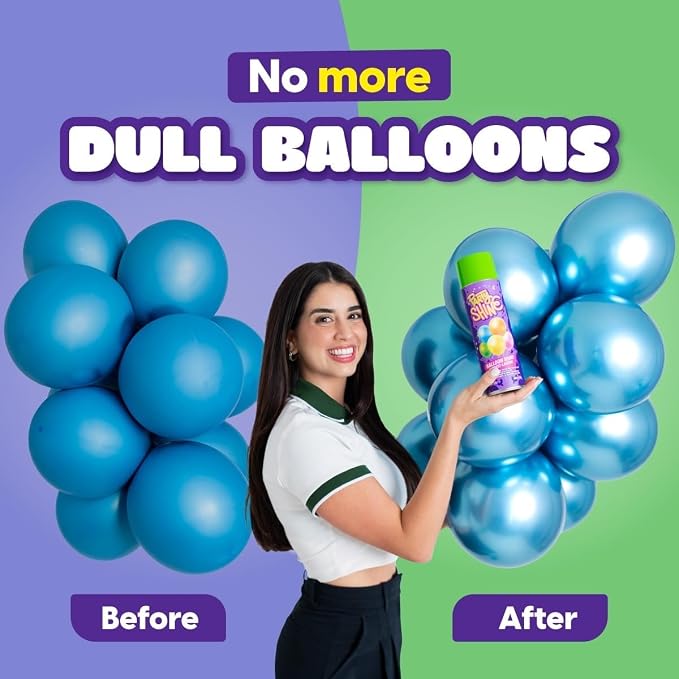 Party Shine Balloon Shine Spray, Silicone Spray - Image 4