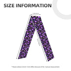 Boys Girls Cool Sports Sweat Band Head Decor for Running Athletic Spa, Long Multipurpose Gothic Magic Witch Witchy Trippy Purple Mushrooms Head Ribbon Headdress