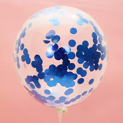 Blue Confetti Balloons - Image 7