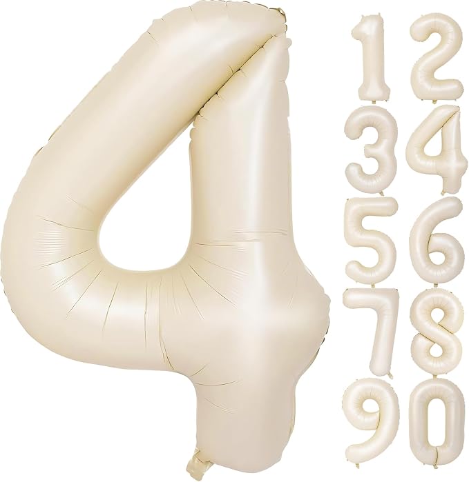 Number Balloons for Birthday Decorations by United-UnicornsParty