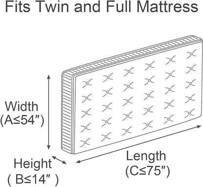 ComfortHome Mattress Bag for Moving and Storage, Twin and Full Size, 1 Pack - Image 2