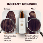 Evolution Argan Oil Serum - Vitamin E Treatment for Softening and Straightening Dry Hair - With Aloe Vera (4 Pack)