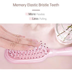 Mini Hair Brush for Little Girls, Small Hair Detangling Paddle for Pain-free Brushing, Little Cute Detangler for Kids on All Hair Types, Pink, 1 Pack