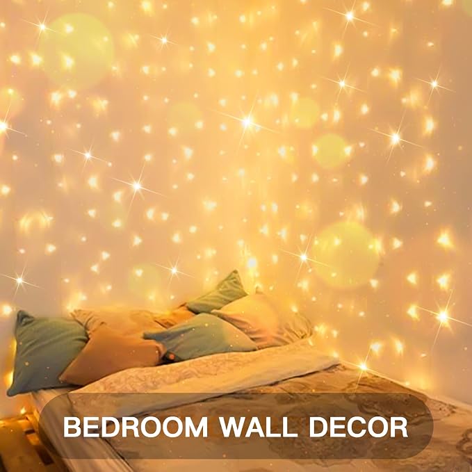 Color Changing Curtain Lights, 200 Led 6.5ft x 6.5ft Hanging String Lights - Image 3