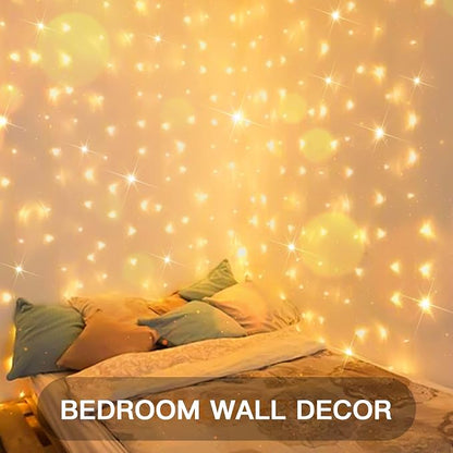 Color Changing Curtain Lights, 200 Led 6.5ft x 6.5ft Hanging String Lights - Image 3