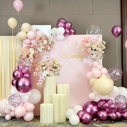 Pink and White Balloon Garland Arch Kit - Image 5