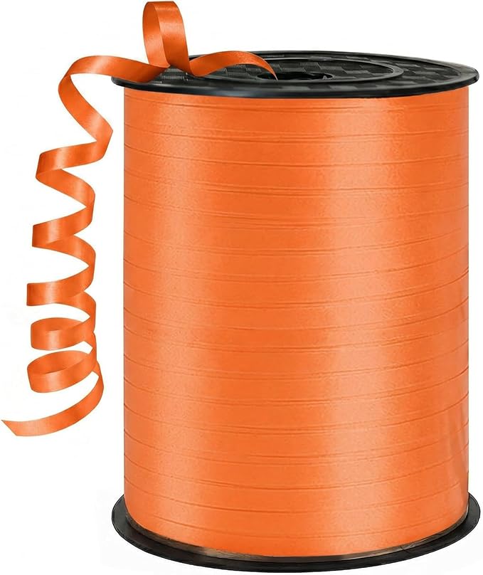500 Yards Curling Ribbon， Orange Balloon String Ribbon，for Gift Wrapping，Party by Unknown