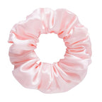 Mulberry Silk Hair Scrunchies, 100% Silk, No Damage for Frizz Prevention, Sleep and Night Scrunchie, Hair Accessories for Women (Pink, 1 Count)