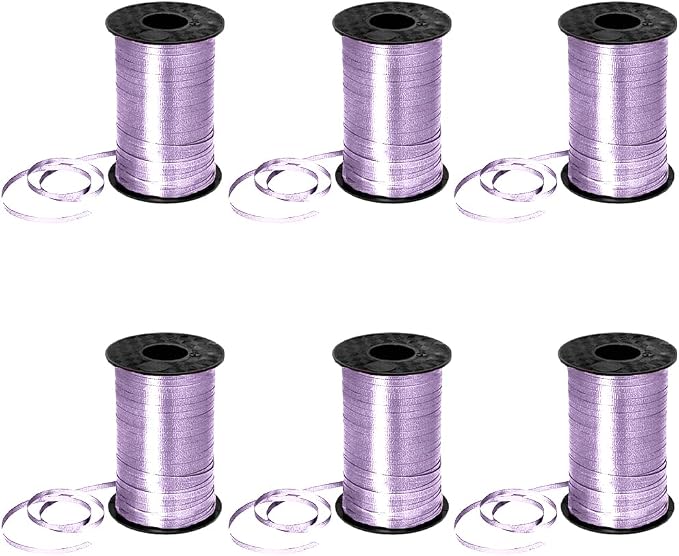 PMU 3000 Yards x 3/16in Lavender Crimped Curling Ribbon String by PMU