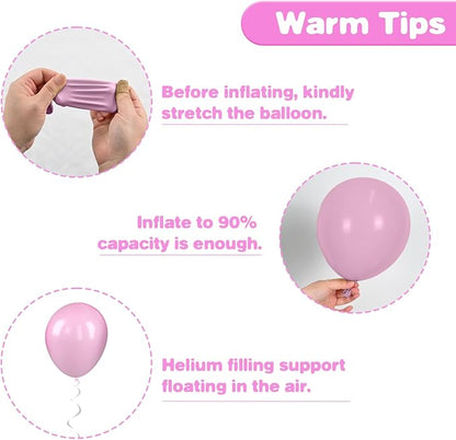 Pink Cow Balloons, 12 Inch Pink Cow Print Balloons, Pastel Hot Pinks Cows - Image 3