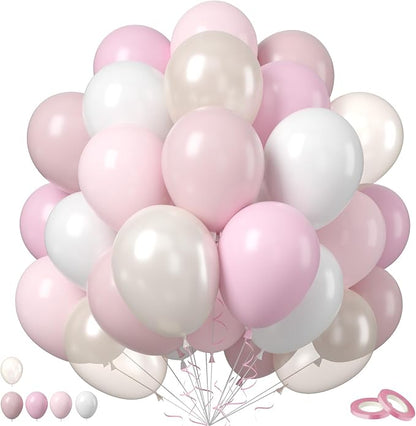 Blush Pink Balloons by Saxuxu