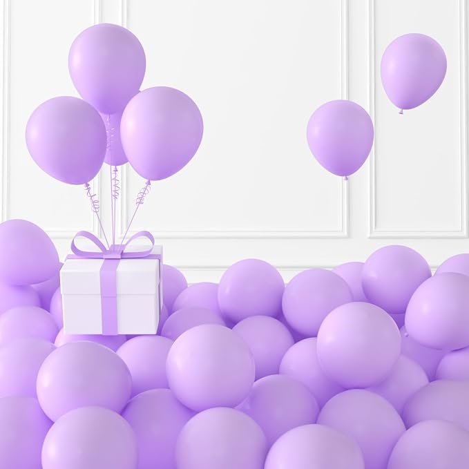 Pastel Purple Balloons, Birthday Decoration, Wedding Party, Baby Shower by KALOR