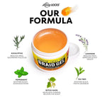 AllDay Locks Braid Gel (15 oz) | Extreme Hold, High Shine | Frizz & Flake-Free Edge Control | Tea Tree, Lavender, Peppermint Oil | Slick & Style Braids, Locks, Twists, Cornrows | 15 oz