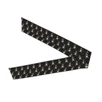 Boys Girls Sports Sweat Bands, Boho Style Long Head Band for Yoga Travel Spa, Cool Goth Raven Skull Goat Headdress Hair Accessories