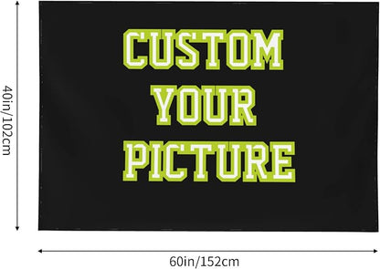 JINJUREN Custom Tapestry Upload Images Banners and Signs Customize - Image 2