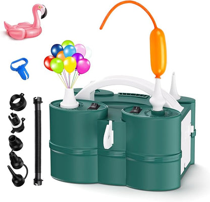IDAODAN Electric Balloon Pump, Portable Electric Balloon Blower Machine by IDAODANBalloonArchStandDecorations