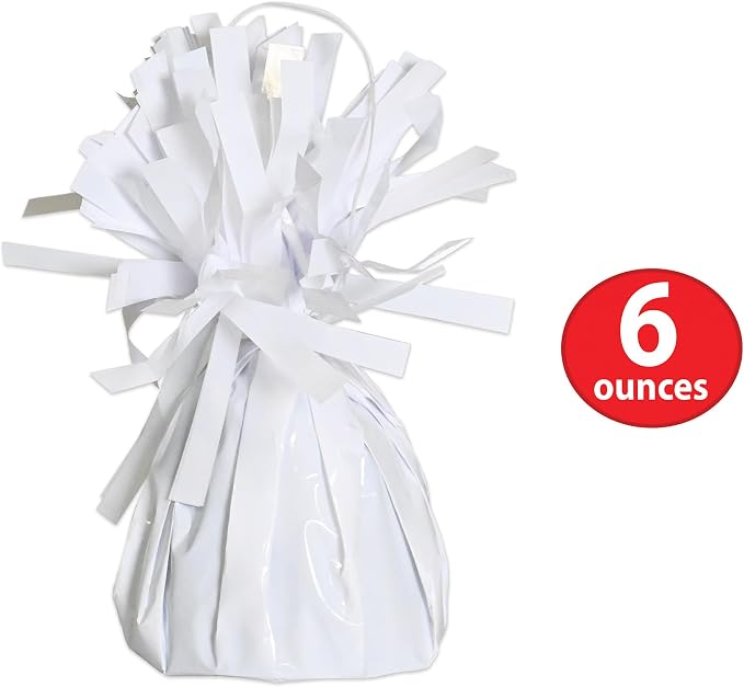 Beistle Shiny Wrapped Balloon Weight – 12 Pack, Party Decoration Accessories - Image 3