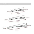 45Pcs Metal Hair Accessories Set: Alligator Hair Clips for Bow Making, 3 Sizes Silver Hair Curlers, Salon Grips, DIY Hairpins with Case
