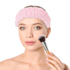 4pcs Spa Headbands for Women Adjustable Elastic Facial Hairbands Non-slip Makeup Wash Face Exercise Head Wraps Soft Hair Accessories