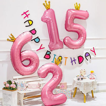Giant Pink Number 10 Balloon - Image 6