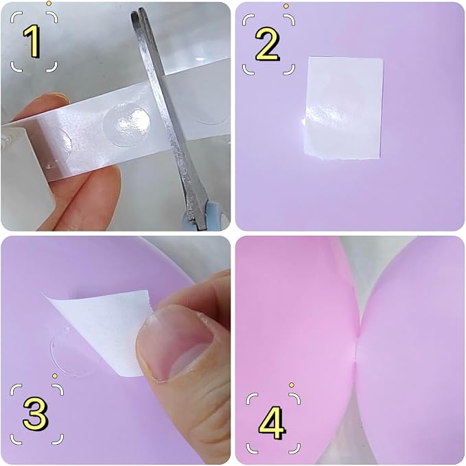 120 Balloon Clips, 2 Binding Tools, 100 Dot Adhesives, and a Balloon Chain - Image 3