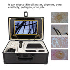 Hair Analyzer Machine, Hair Scalp Skin Oil and Analysis LCD Screen Hair Skin Analyzer Machine 50X 200X Skin Hair Scalp Detector Analyzer Microscope Skin Care Tool(US)