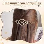 4 Pack Vintage French Barrette Hair Clips, 2025 New Hair Accessories for Women, Strong Hold No Slip Styling (Style A)