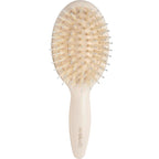 The Hair Edit Mini Finish & Shine Boar Bristle Brush, Travel Size Detangling Hairbrush for Smooth, Shiny Hair, Tames Flyaways, Boosts Shine & Distributes Natural Oils, Ideal for Dry Hair