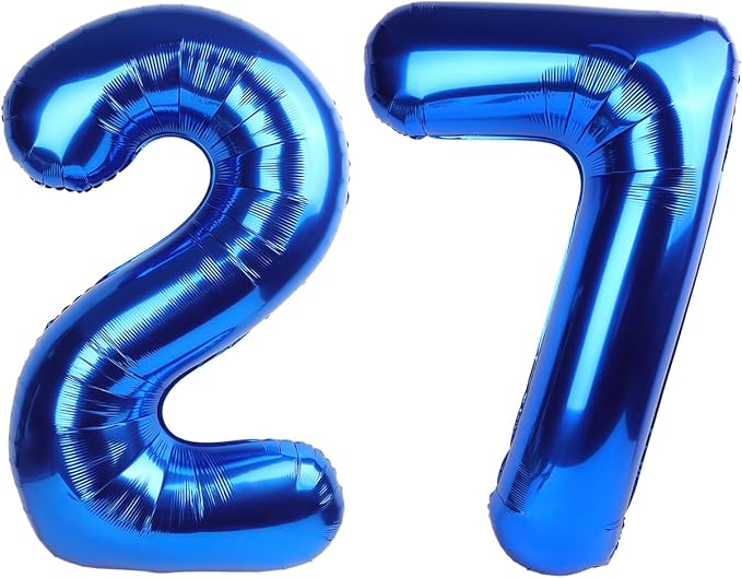 Navy Blue 27 Balloon by IWERP