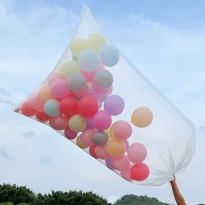 Large balloon bags, balloon transport bags transparent giant storage bags 59x98 - Image 6
