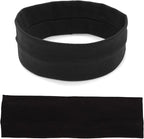Yoga Headbands for Women, Non Slip Elastic Sweat Hairbands, Solid Color Head Accessories Headscarves Hair Hoop, Sweat-Absorbing Hairbands for Sports, Fitness, Running