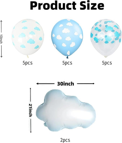 Cloud Party Balloons Stand Kit 2 Sets, Balloon Centerpieces - Image 2