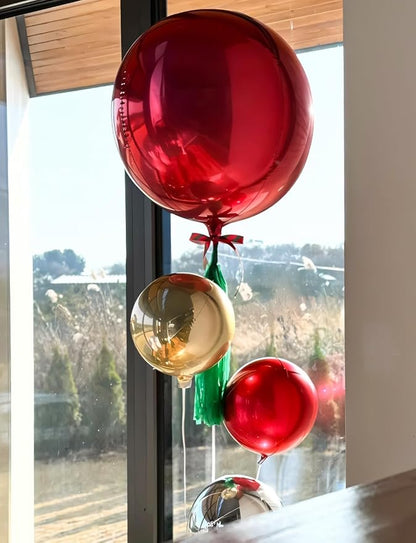 14PCS Red Foil Balloons Set - Image 5