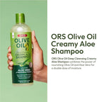 ORS Olive Oil Moisture Restore Creamy Aloe Shampoo Infused with Aleo Vera 12.5 Ounce
