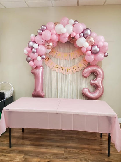 23 Balloon 40 inch Pearl Pink Number Balloons - Image 4