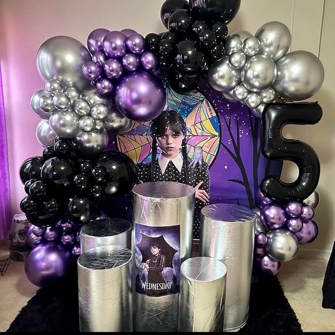 Black 7 Balloon - Image 3