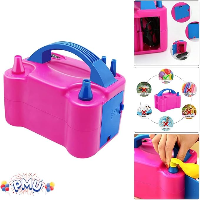 PMU Electric Balloon Inflator Pump Dual Nozzle 120V - Image 8