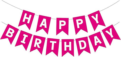 Happy Birthday Banner Birthday Party Supplies by GLASNES
