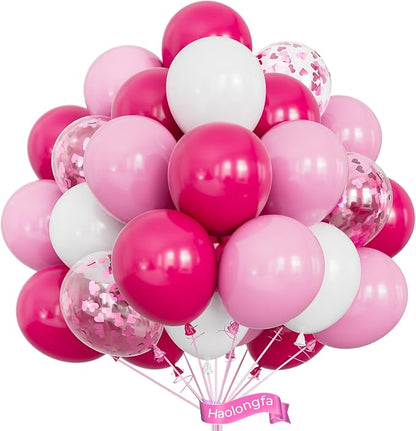 Pink Balloons by Haolongfa