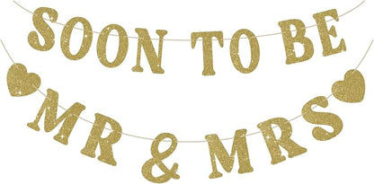 Soon To Be Mr & Mrs Sign Banner by SerpizePaty