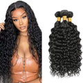 Kinky Curly Bundles Human Hair Natural Black Bundle Niegmeag Peruvian Unprocessed Virgin Remy Hair 3 Bundles 18 20 22 Inch Double Weft Color 1B Kinky Curly Bundle Hair Weave