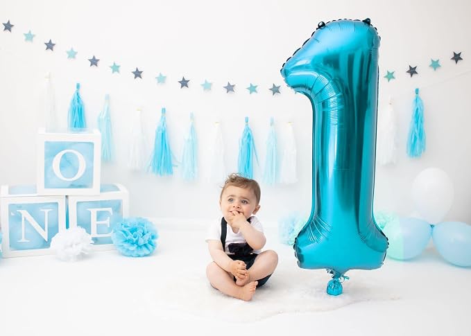 LightBlue 1 Balloon - Image 2
