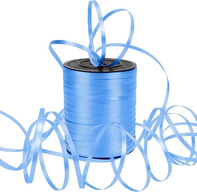 600 Yards Curling Ribbon, Balloon String Roll Ribbon and Bows by Laviria