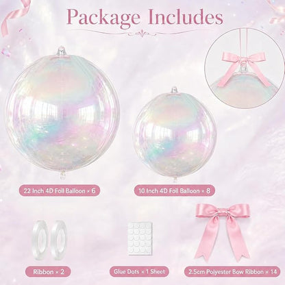 Iridescent Round Foil Balloons - Image 2