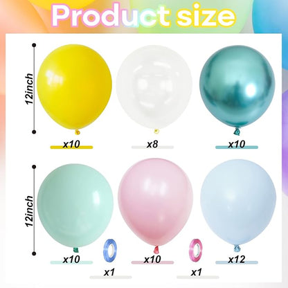 Colorful Cartoon Shark Balloons - Image 2