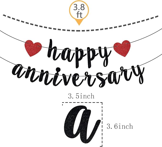 Happy Anniversary Banner, Anniversary Party Decorations, We Still Do, Happy - Image 2