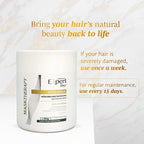 Expert Hair Bio Protein Straightening & Smoothing Kit – Protein Keratin straightening + Gold Repair Mask for Ultimate Hair Transformation – Straight, Silky, Moisturized Hair