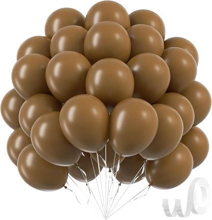 Brown Balloons 12 inch, Baby Shower, Anniversary Party Decorations by Awenztech